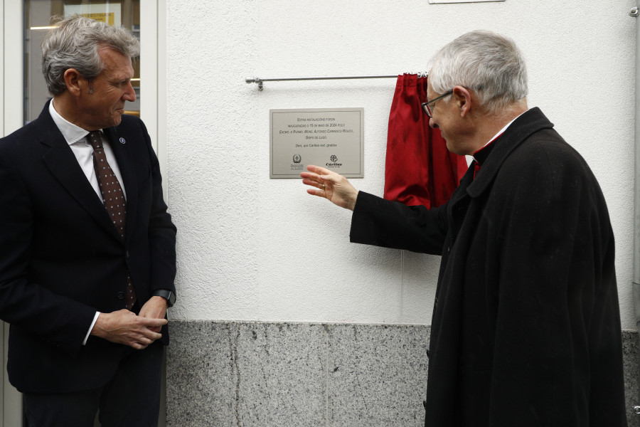 Rueda inaugura la nueva sede de Cáritas en Lugo