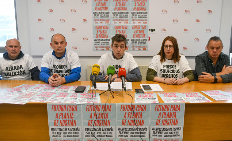 Los trabajadores de la planta de reciclaje de A Coruña se echan a la calle