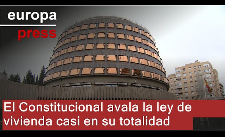 El Constitucional valora al Gobierno por regular por el acceso a una vivienda digna