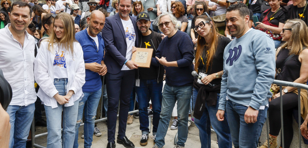 David Trueba deja sus huellas en el Torreiro das Estrelas de Cans