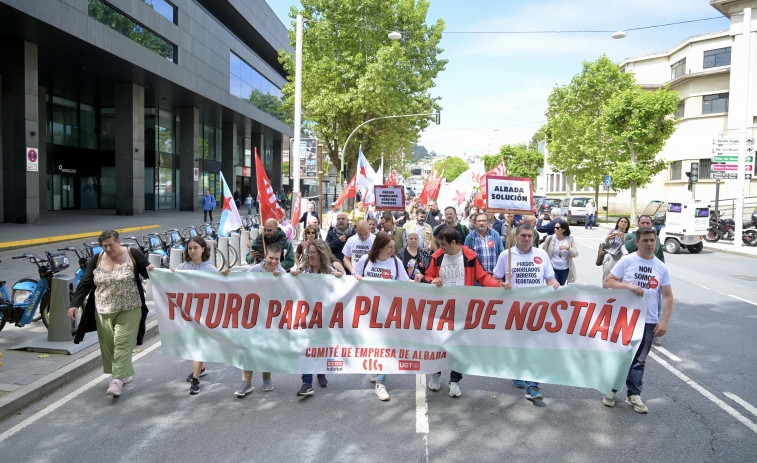 La plantilla de Albada reclama un contrato para la planta de reciclaje