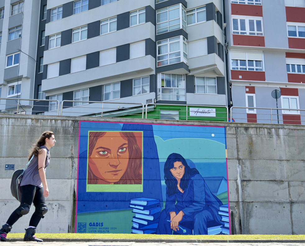 Mural de Luísa Villalta na Coruña @ Javier Alborés