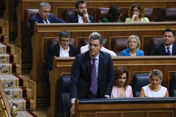 Pedro Sanchez vota la ley de amnistia en el congreso EFE