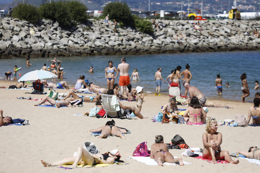 Ensayo veraniego en A Coruña antes del retorno de las lluvias