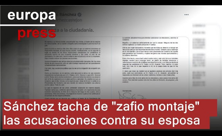 Sánchez tacha de 