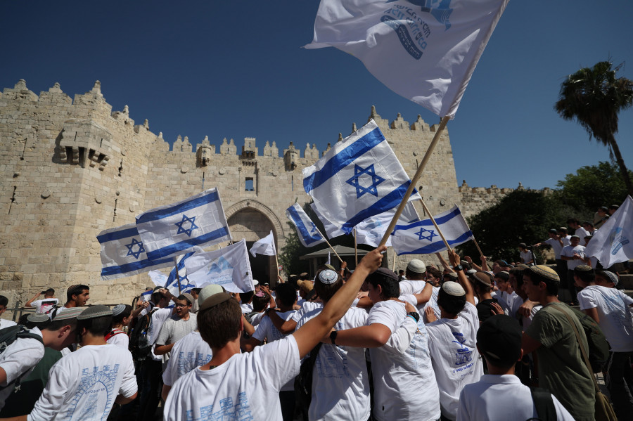 Radicales judíos irrumpen en la Explanada de las Mezquitas en el Día de Jerusalén