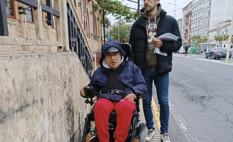 Personas con parálisis cerebral de Aspace Coruña harán una guía de accesibilidad de Sada