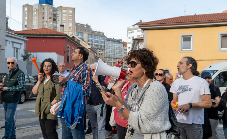 Los vecinos de la calle Vizcaya de A Coruña: 