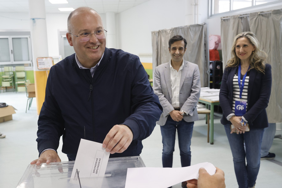 Miguel Tellado pide un voto "con optimismo y no con resignación"