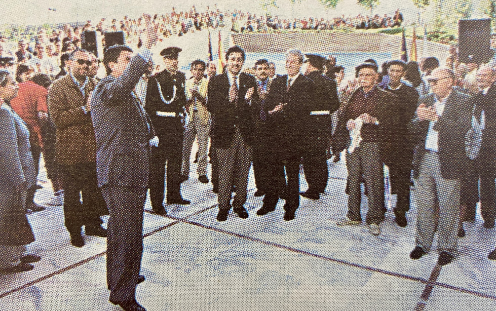 Inauguracion plaza del Tebeo 1999