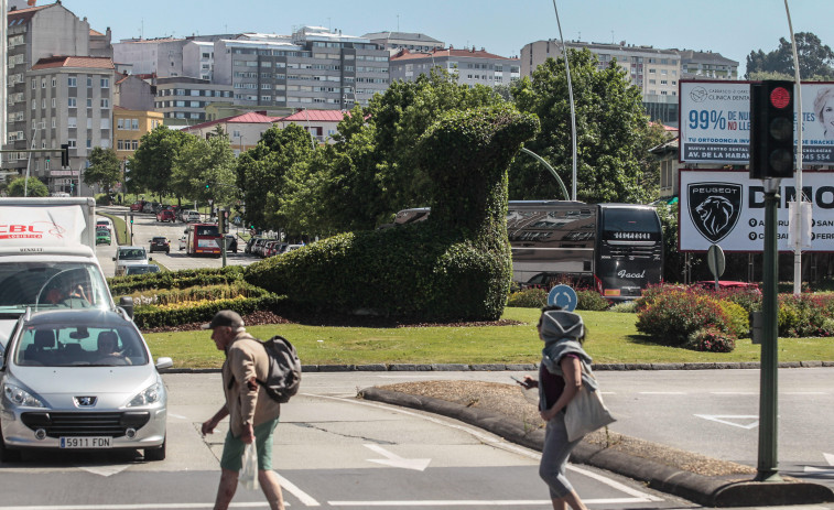 El pavo real más famoso de A Coruña cumple un cuarto de siglo