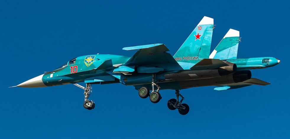 Un cazabombardero ruso Su-34 se estrella en el Cáucaso Norte y mueren sus dos tripulantes