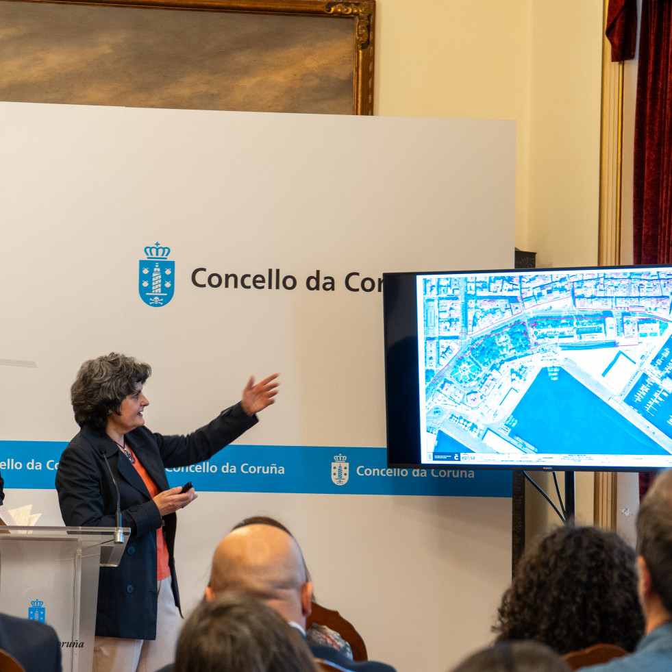 Los arquitectos de los nuevos Cantones de A Coruña: 