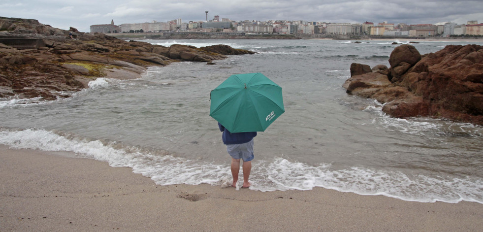 Las lluvias en el norte de Galicia y área cantábrica, protagonistas de este sábado