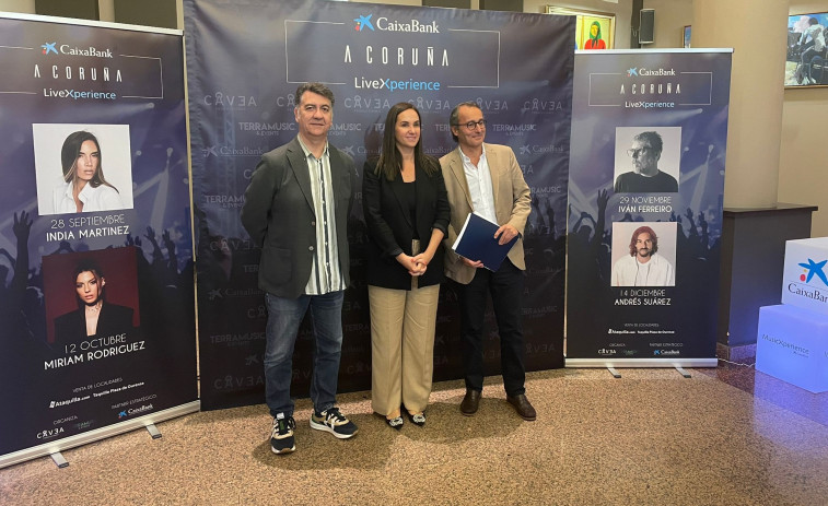 Iván Ferreiro, India Martínez, Miriam Rodríguez y Andrés Suarez actuarán en el Palacio de la Ópera