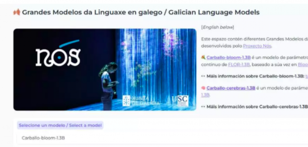 Nace “Carballo”, el primer modelo lingüístico a gran escala de Inteligencia Artificial en gallego