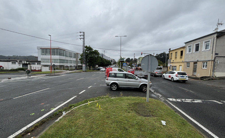 Comienzan las obras de la nueva rotonda en el cruce peligroso de la avenida de Finisterre, en A Coruña