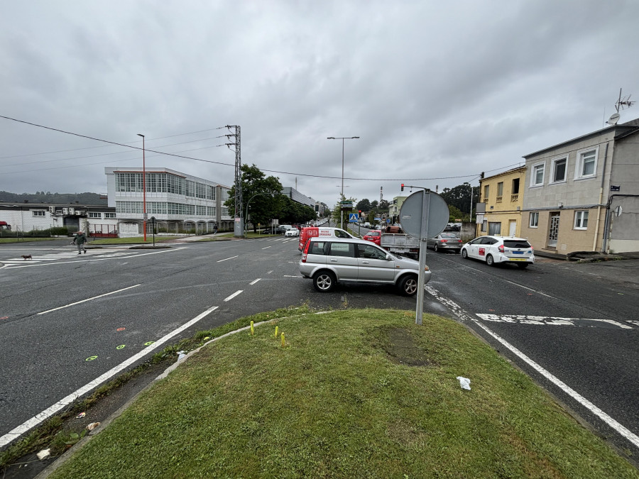 Comienzan las obras de la nueva rotonda en el cruce peligroso de la avenida de Finisterre, en A Coruña