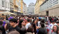 En la calle San Juan de A Coruña la cerveza ‘molla o pan’