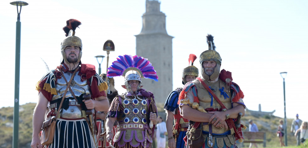 Ave Crunia, la recreación histórica de la asociación Gallaecia Viva