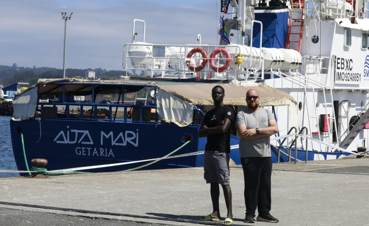A Coruña, primera parada del ‘Aita Mari’ antes de salvar vidas en el Mediterráneo central
