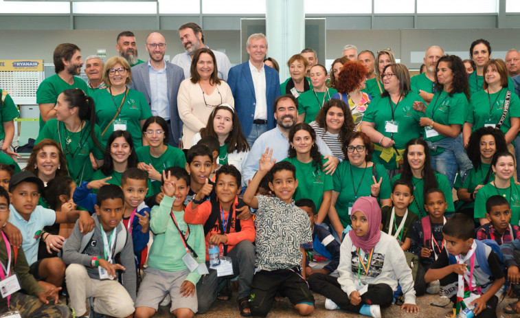 Casi 300 niños saharauis llegan estos días a Galicia