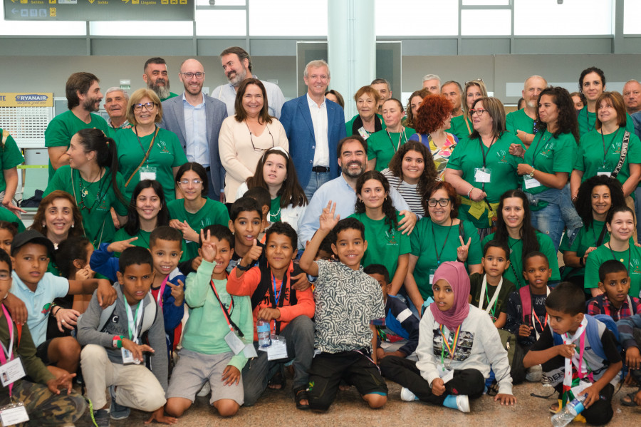 Casi 300 niños saharauis llegan estos días a Galicia