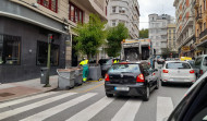 A Coruña se prepara para otra jornada de huelga de basura con los contenedores a rebosar