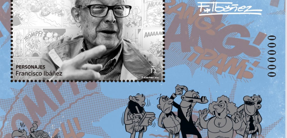 Correos homenajea a Ibáñez y dedica el primer criptosello a Mortadelo