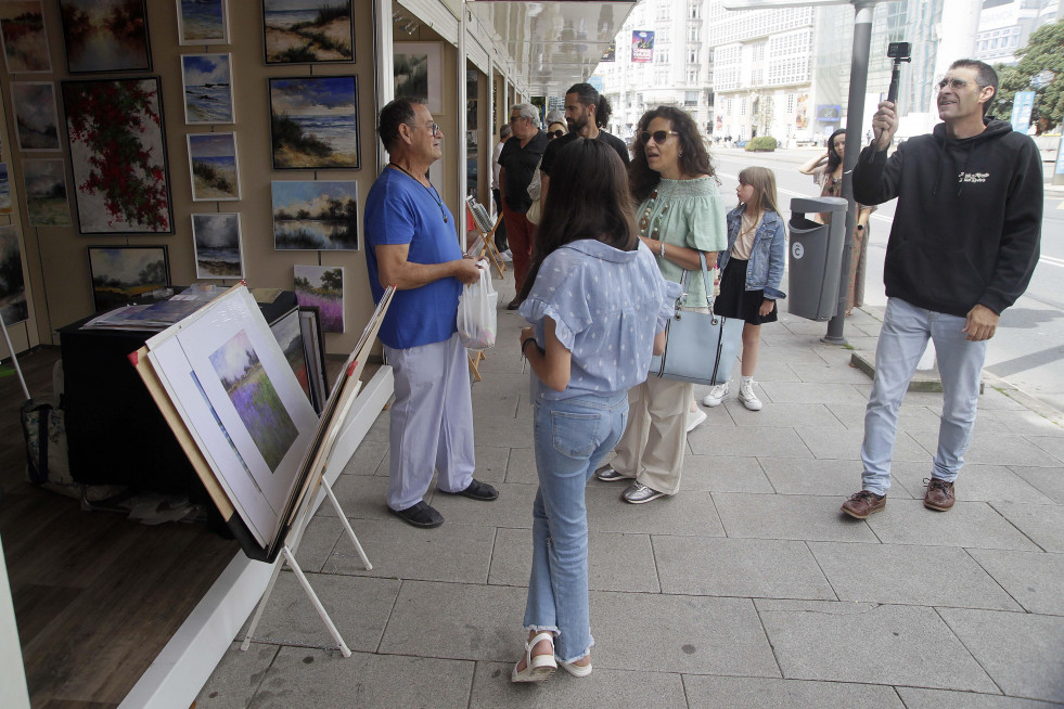 A Coruña reivindica en la calle el arte de las mil caras