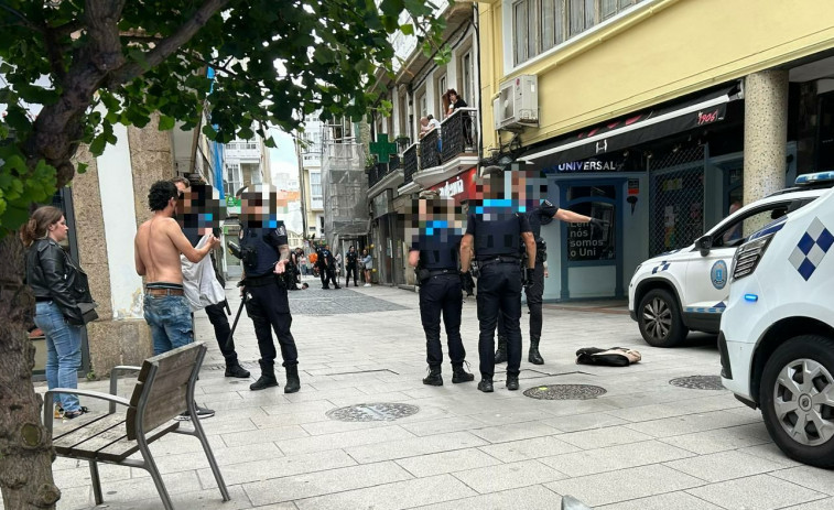 Detenido un hombre por agredir a un policía en A Coruña