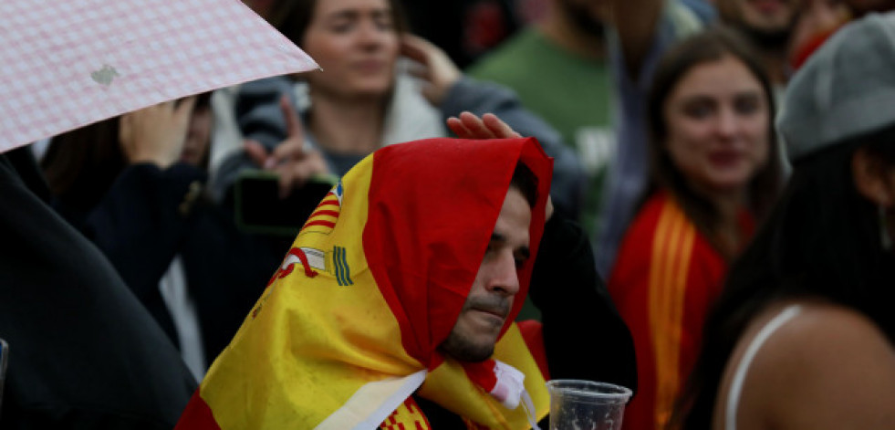 Aficionados de la Roja en A Coruña