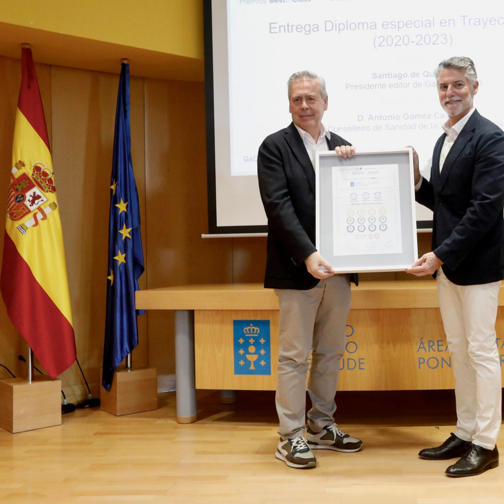 Galicia lidera la excelencia sanitaria tras ser reconocida con ocho galardones en los premios Best in Class