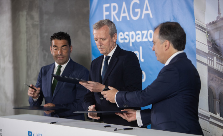 Abanca, Xunta y Diputación firman la venta del Teatro Cine Fraga de Vigo