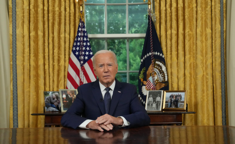 El presidente estadounidense, Joe Biden, anuncia su retirada