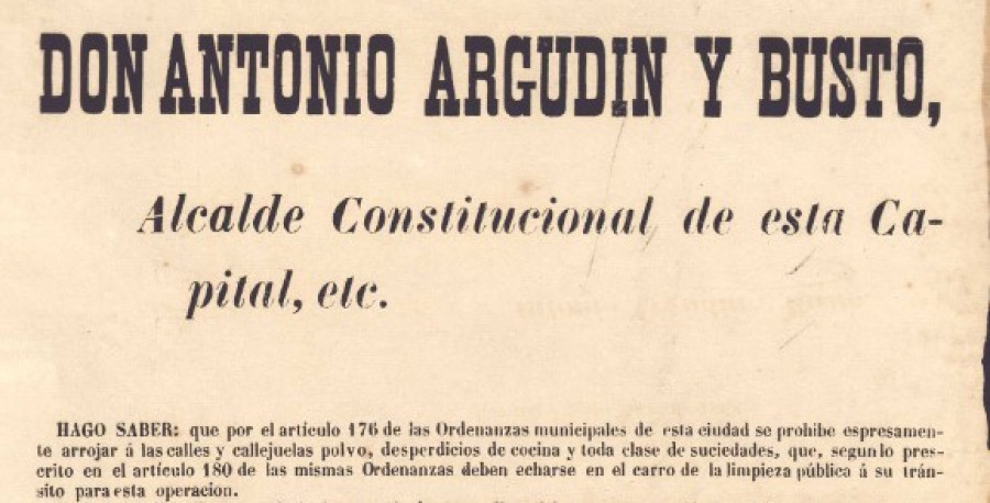 La emergencia sanitaria por la basura en A Coruña en 1868