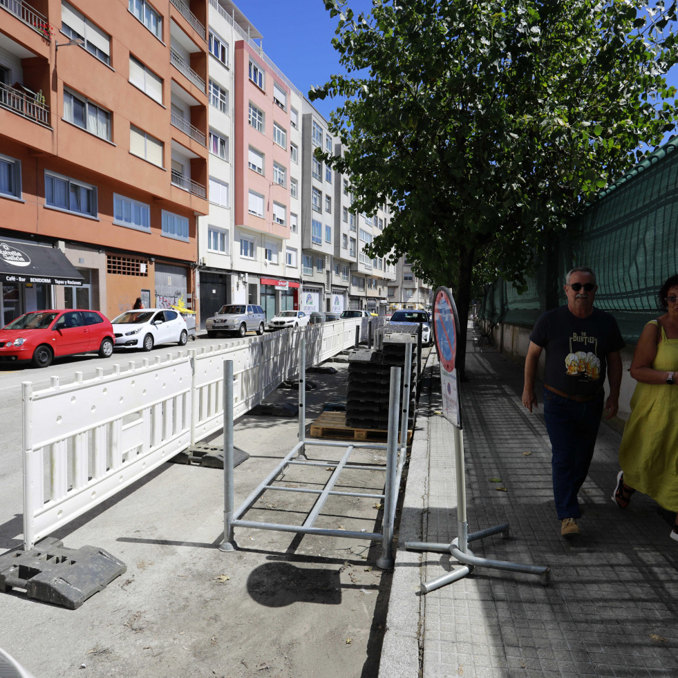 Comienzan las obras de la avenida de A Sardiñeira de A Coruña