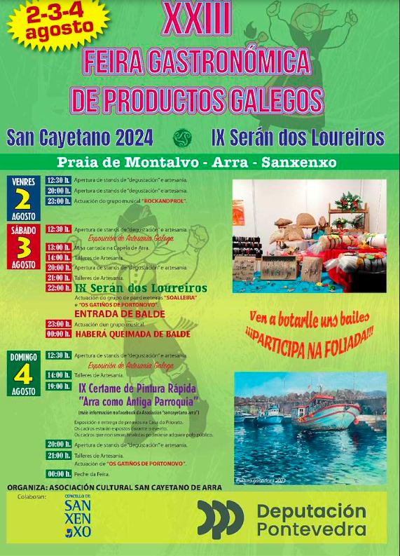 XXIII Feira Gastronu00f3mica de Produtos Galegos en Sanxenxo 