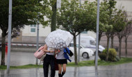 Alerta amarilla en A Coruña por fuertes lluvias: ¿cuáles serán las peores horas?