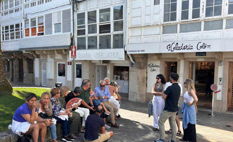 El día de más calor del año ‘pilla’ a los coruñeses con el carrito de los helados