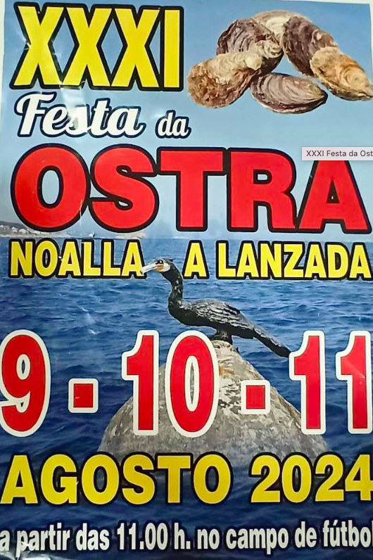 XXXI Festa da Ostra de Noalla en Sanxenxo 