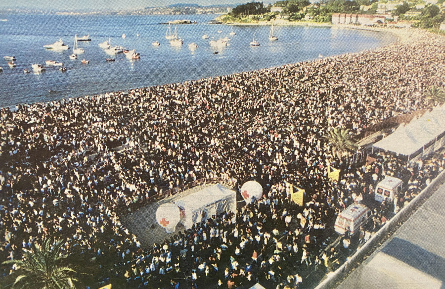 Hace 25 años | Más de 70.000 personas abarrotan Santa Cristina para ver a Mike Oldfield