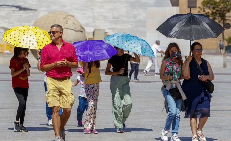 Las temperaturas serán superiores a lo normal hasta el próximo mes de octubre