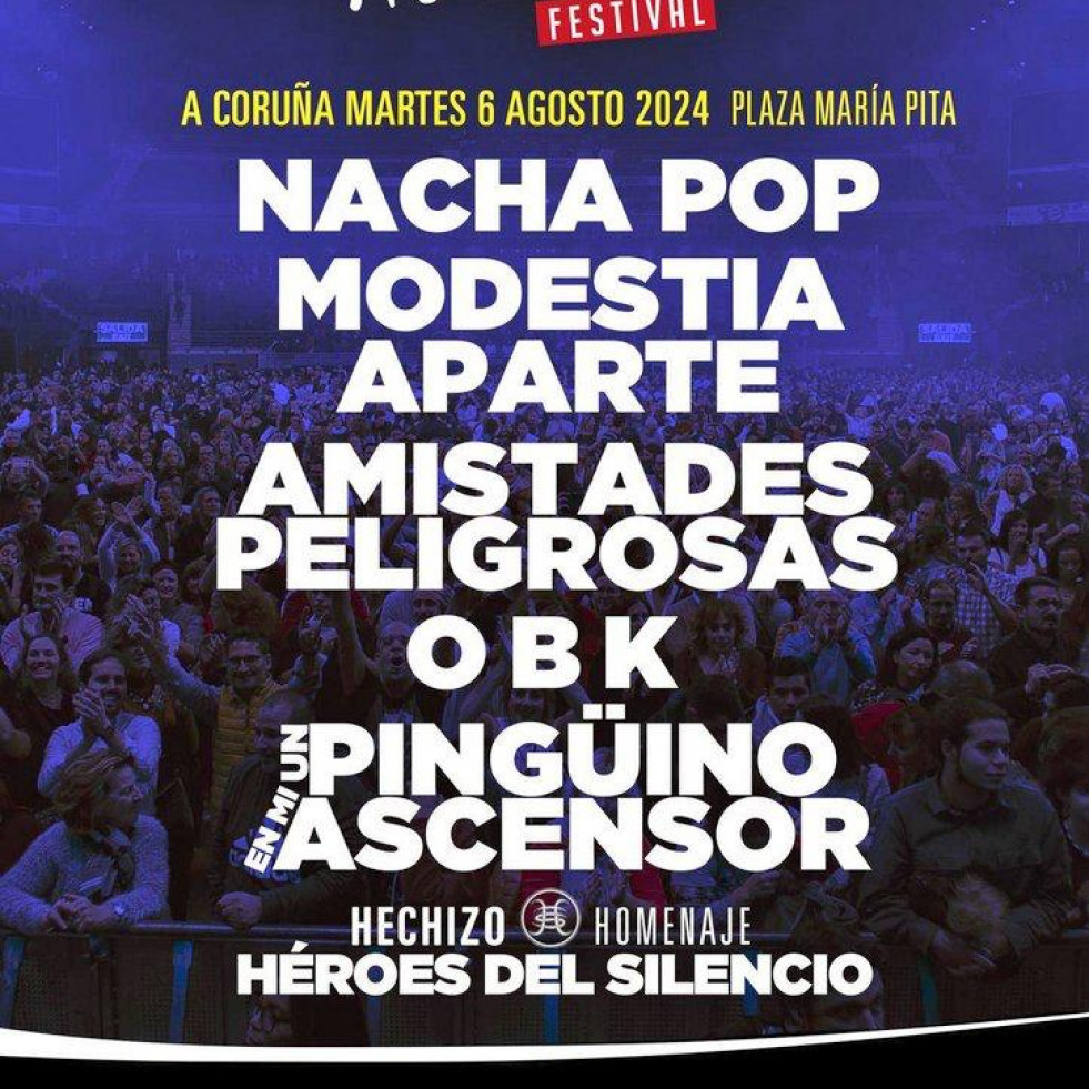 Fiestas de A Coruña: el cartel de Locos por la música vuelve locos a los fans