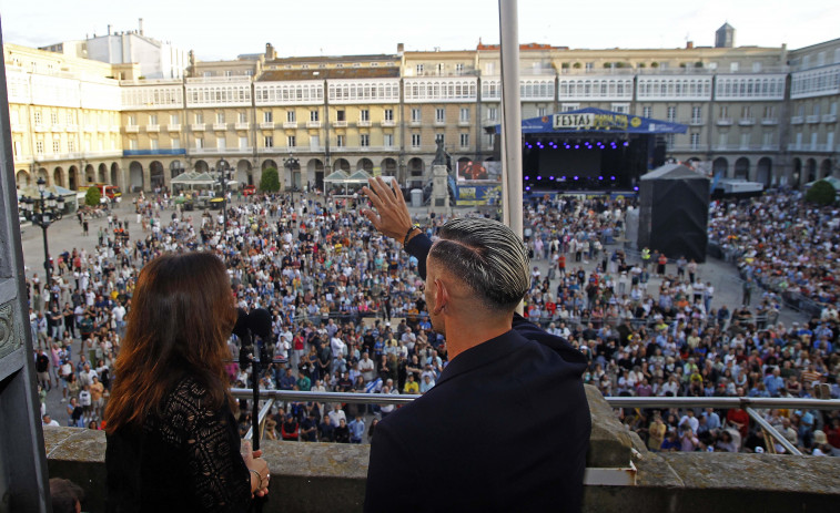 Números de récord en las fiestas de María Pita 2024