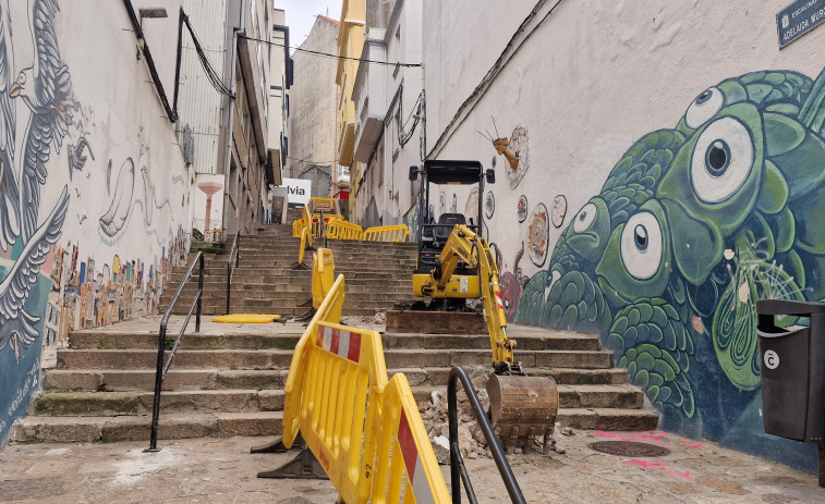 Comienzan las obras de las escaleras mecánicas de Adelaida Muro