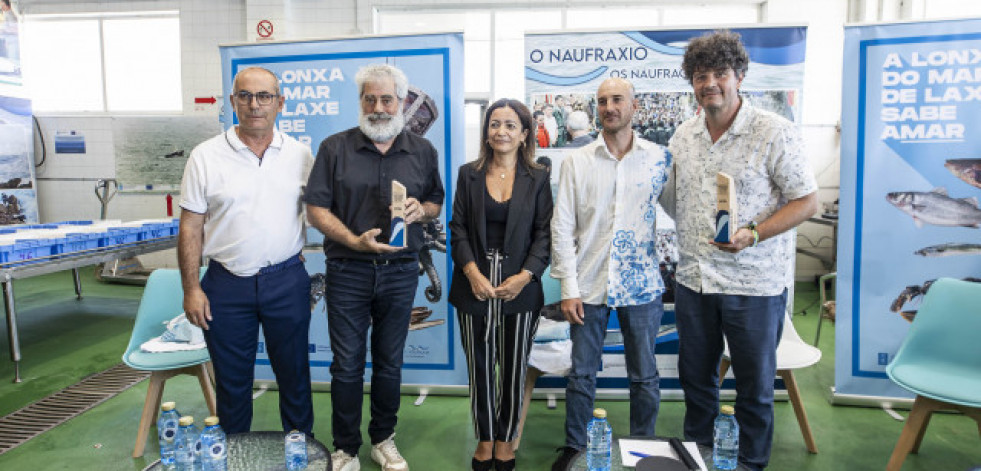 Carlos Blanco y Touriñán, embajadores de los pescados y mariscos de Laxe