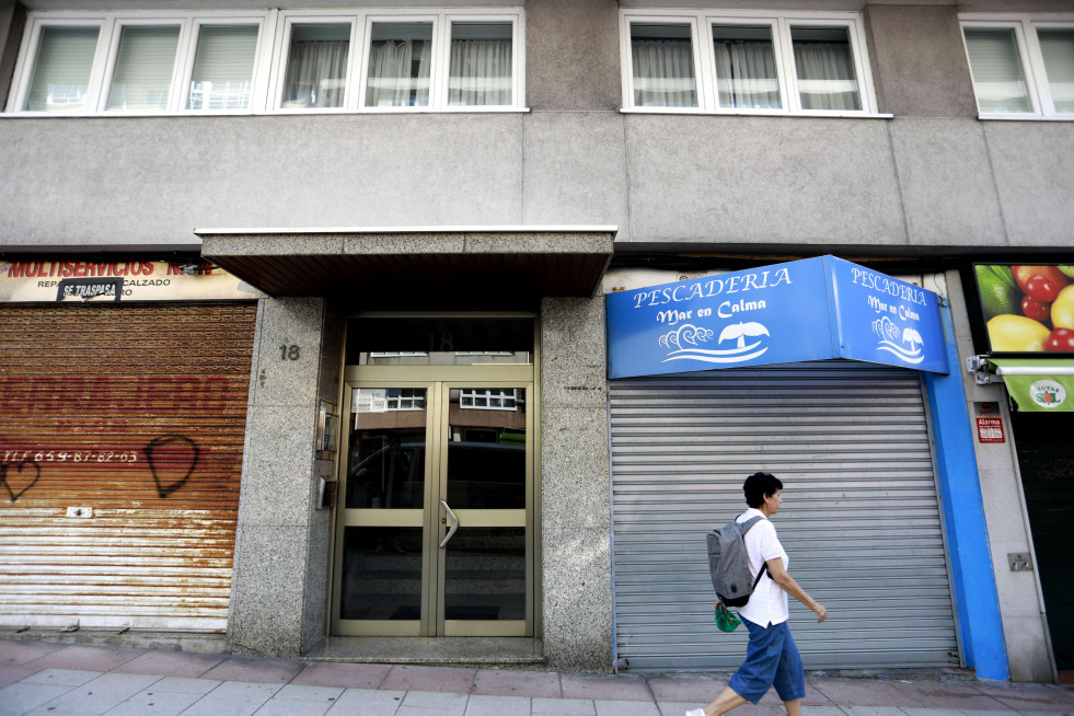 El crimen machista se produjo en la avenida de Gran Canaria de A Coruña @ Patricia G. Fraga