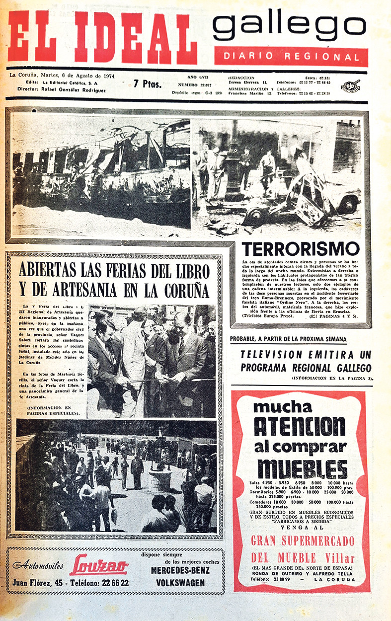 HACE 50 AÑOS   martes 6 de agosto