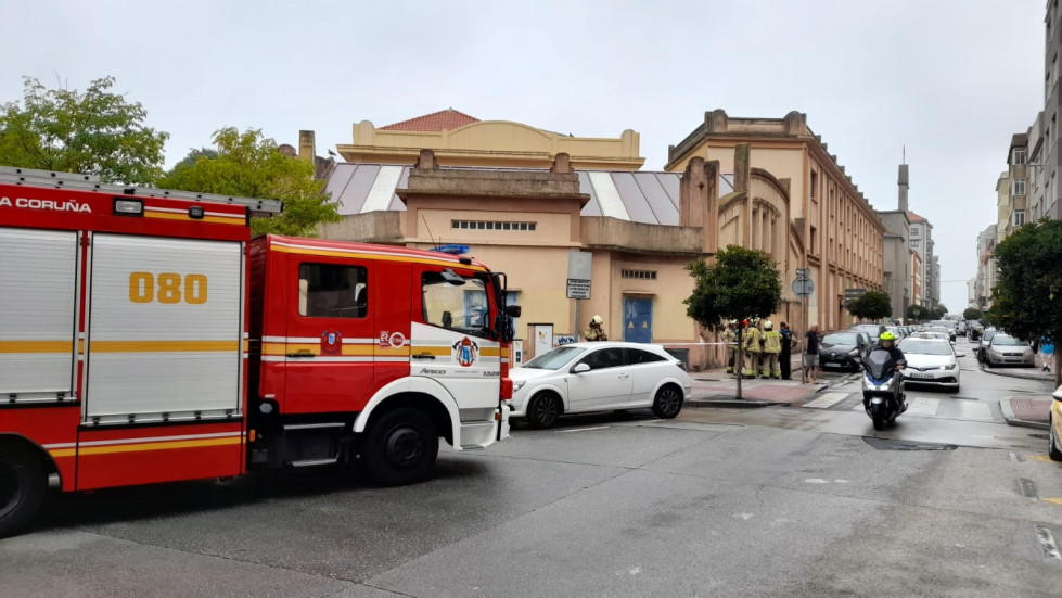 Incendio en la escuela de Música de la calle de la Torre